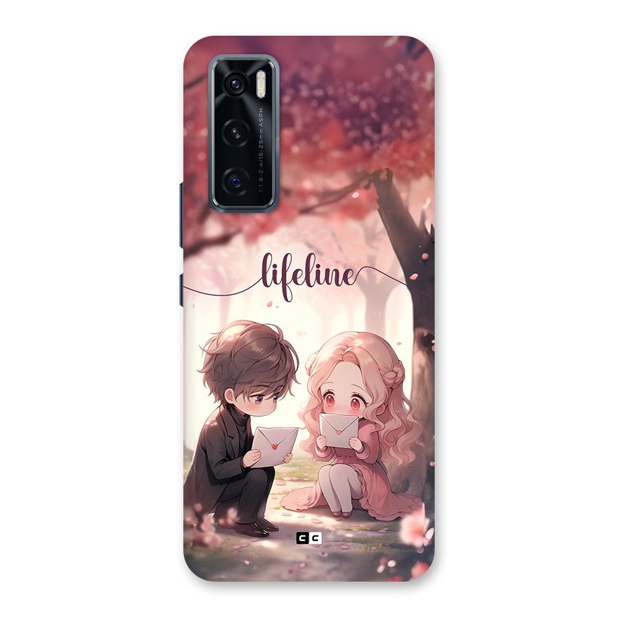 Cute Anime Couple Back Case for Vivo V20 SE