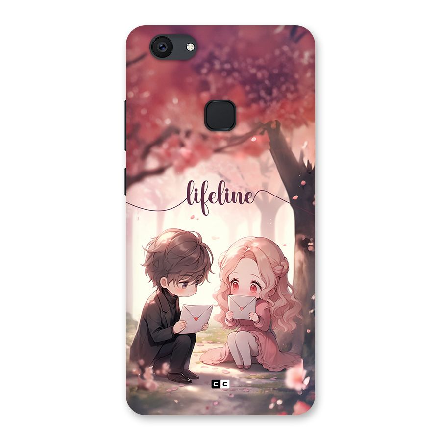 Cute Anime Couple Back Case for Vivo V7 Plus