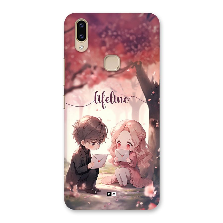 Cute Anime Couple Back Case for Vivo V9 Youth
