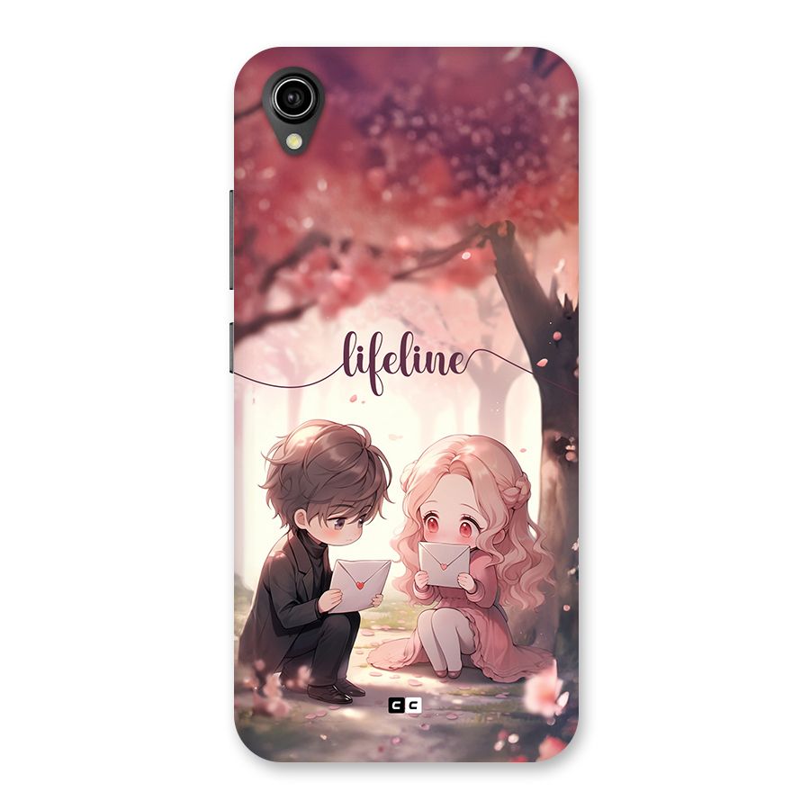 Cute Anime Couple Back Case for Vivo Y90