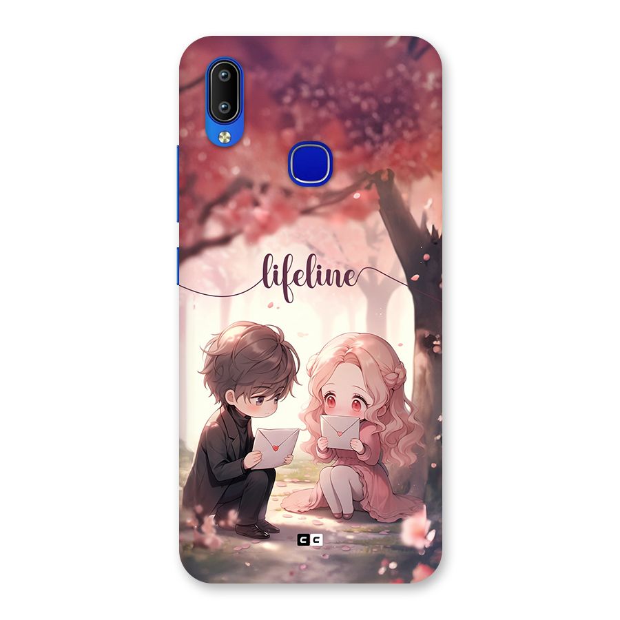 Cute Anime Couple Back Case for Vivo Y91