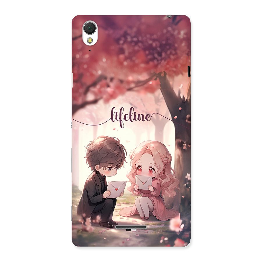 Cute Anime Couple Back Case for Xperia T3