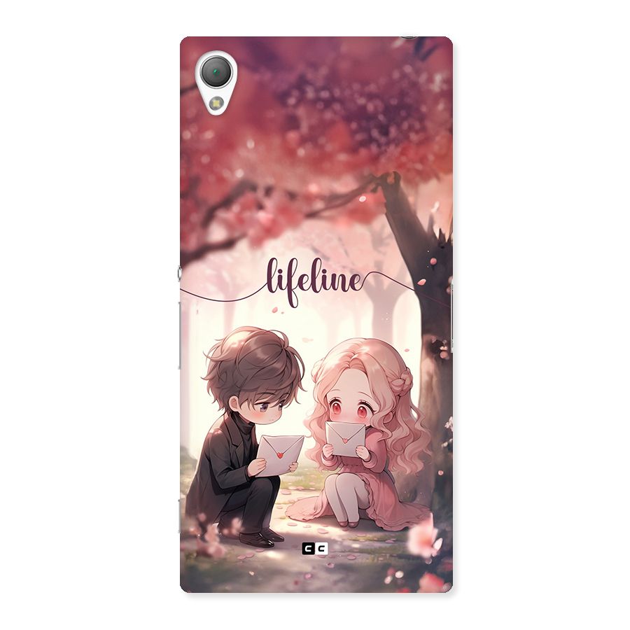 Cute Anime Couple Back Case for Xperia Z3