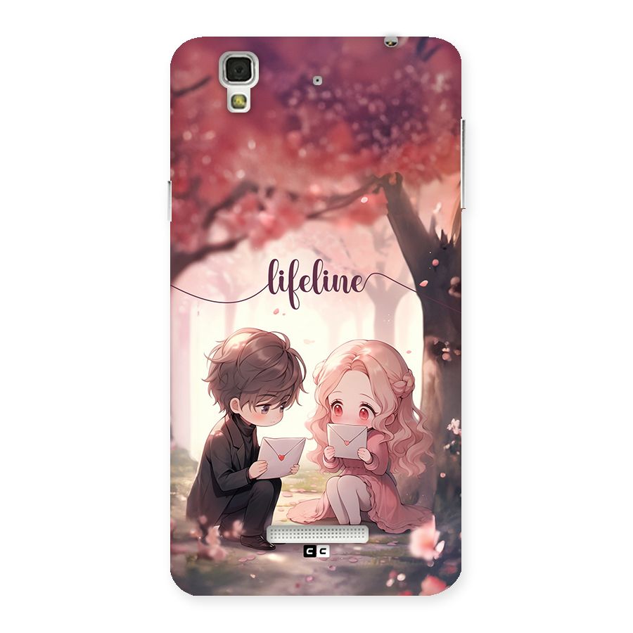 Cute Anime Couple Back Case for Yureka