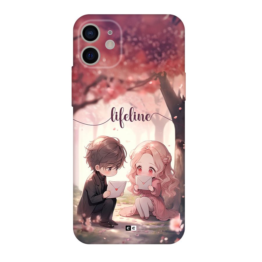 Cute Anime Couple Back Case for iPhone 11