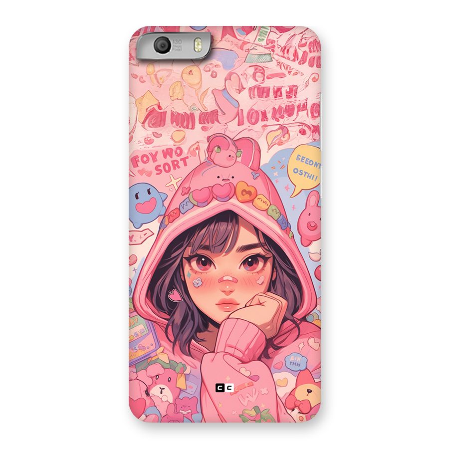 Cute Anime Girl Back Case for Canvas Knight 2