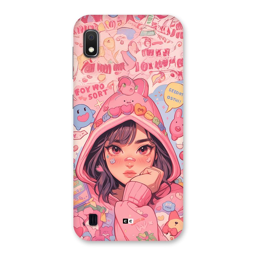 Cute Anime Girl Back Case for Galaxy A10