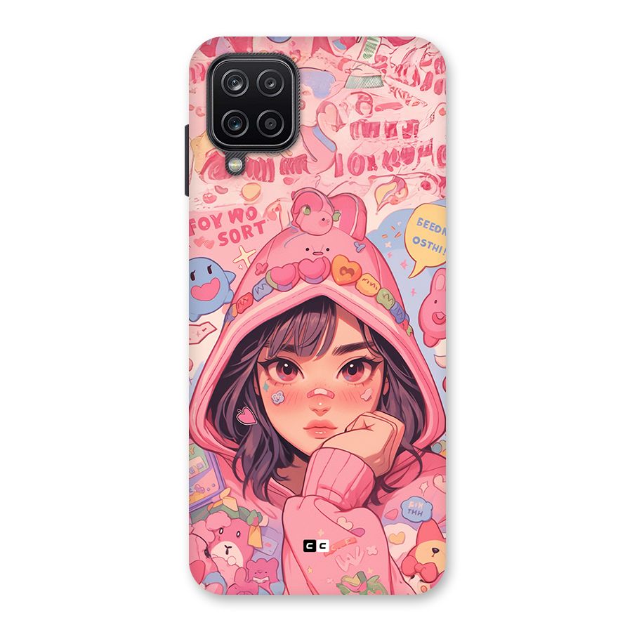Cute Anime Girl Back Case for Galaxy A12