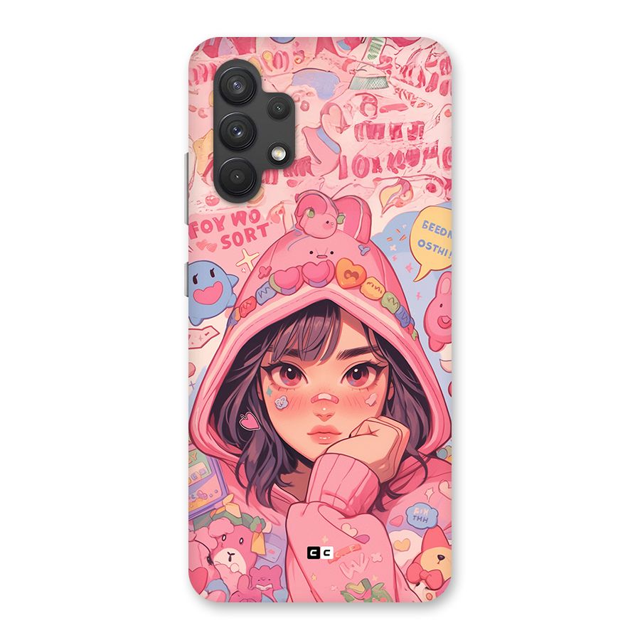 Cute Anime Girl Back Case for Galaxy A32