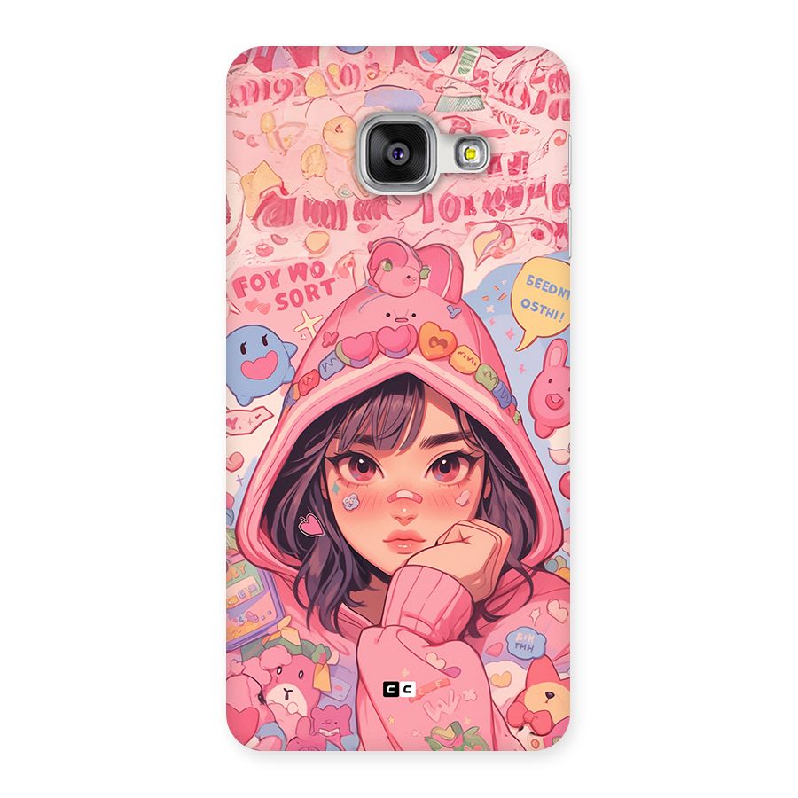 Cute Anime Girl Back Case for Galaxy A3 (2016)