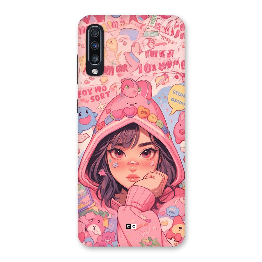 Cute Anime Girl Back Case for Galaxy A70s