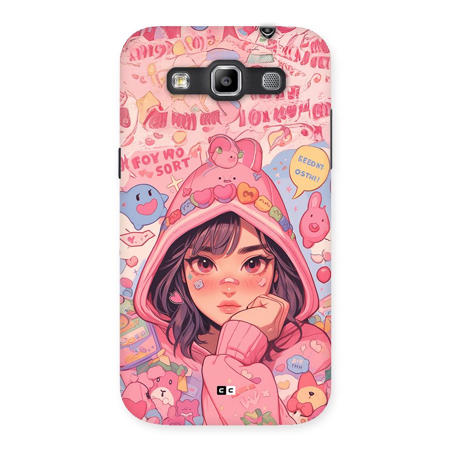 Cute Anime Girl Back Case for Galaxy Grand Quattro
