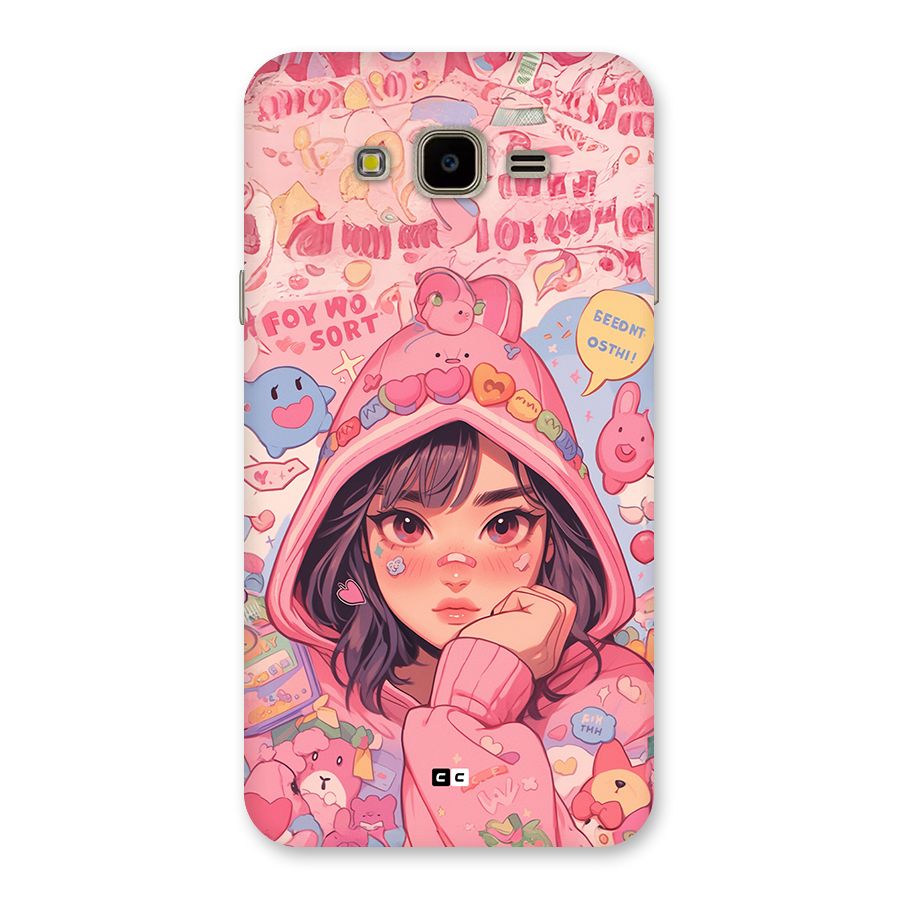 Cute Anime Girl Back Case for Galaxy J7 Nxt