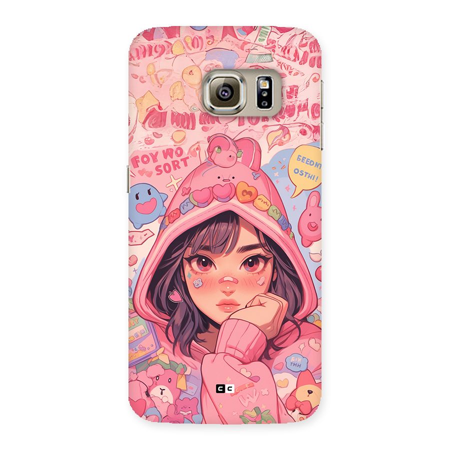 Cute Anime Girl Back Case for Galaxy S6 Edge Plus