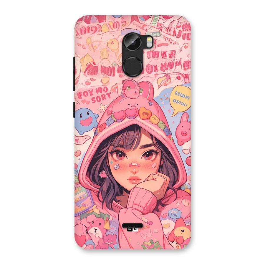 Cute Anime Girl Back Case for Gionee X1