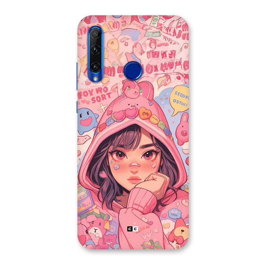 Cute Anime Girl Back Case for Honor 20i