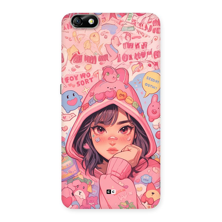 Cute Anime Girl Back Case for Honor 4X