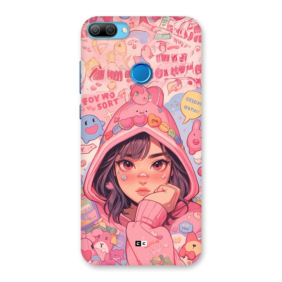 Cute Anime Girl Back Case for Honor 9N