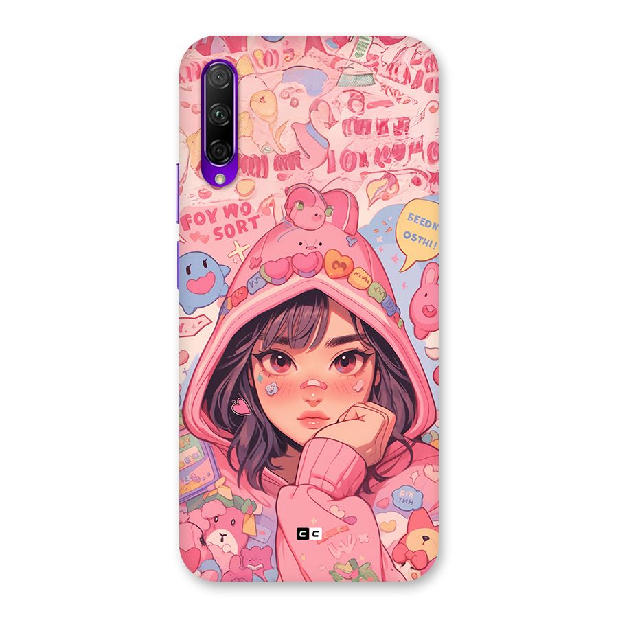 Cute Anime Girl Back Case for Honor 9X Pro