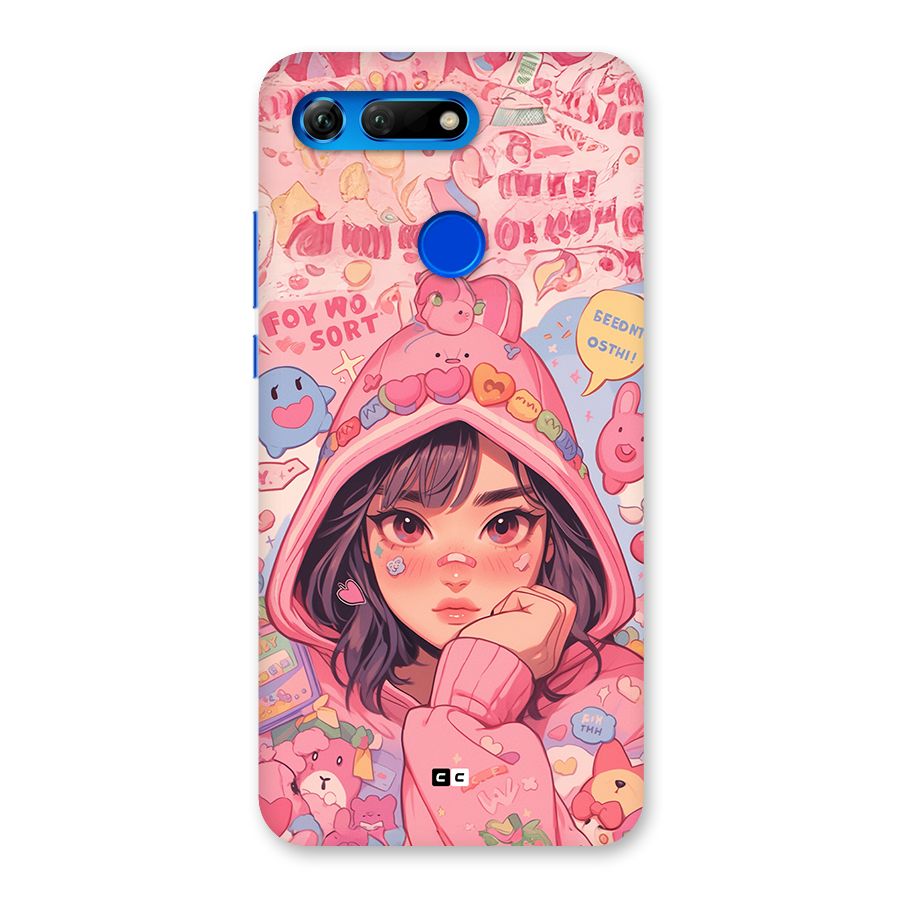 Cute Anime Girl Back Case for Honor View 20