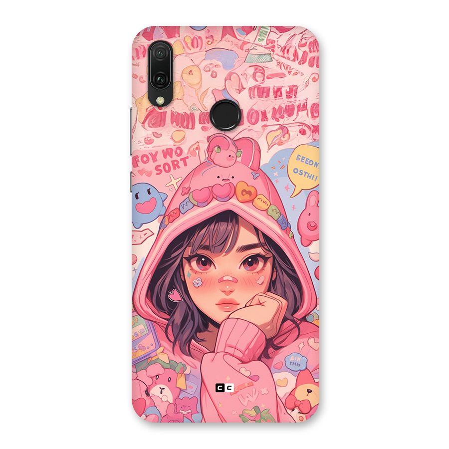 Cute Anime Girl Back Case for Huawei Y9 (2019)