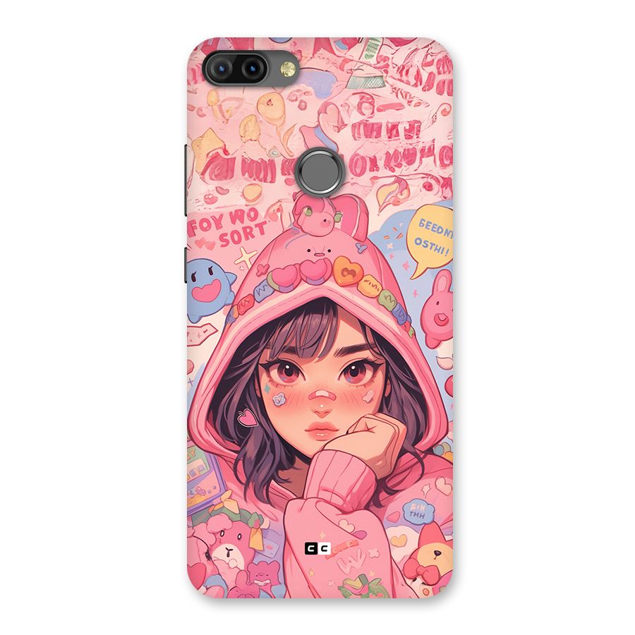 Cute Anime Girl Back Case for Infinix Hot 6 Pro