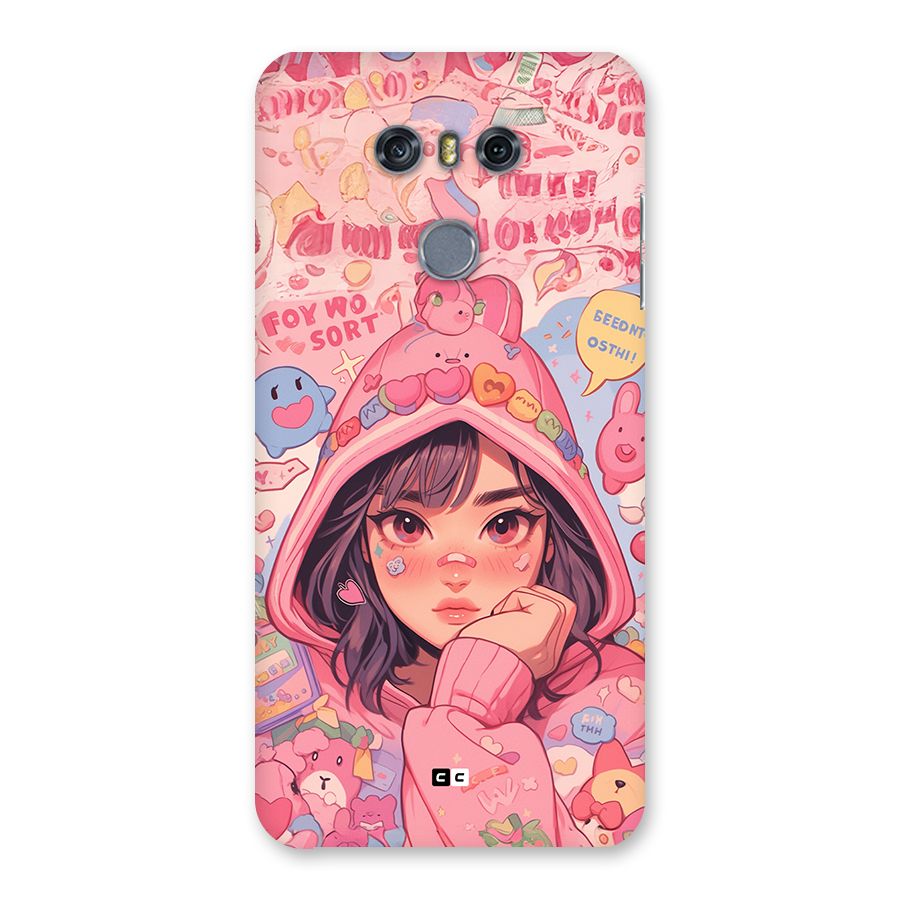 Cute Anime Girl Back Case for LG G6
