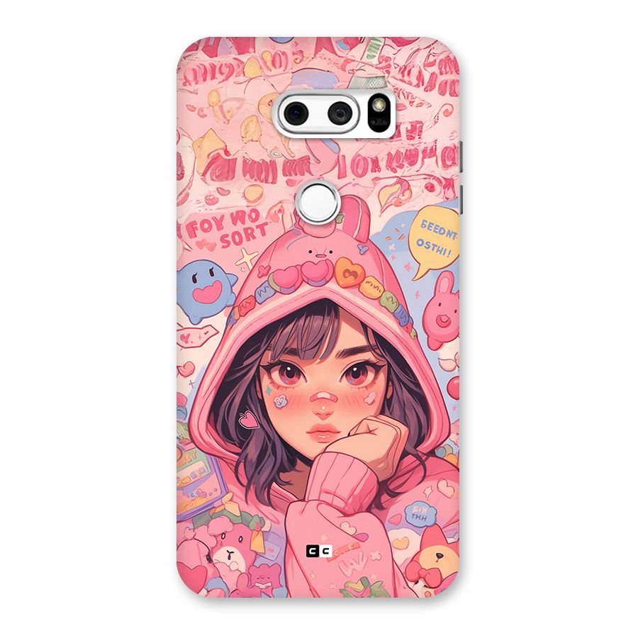Cute Anime Girl Back Case for LG V30
