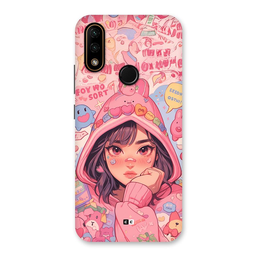 Cute Anime Girl Back Case for Lenovo A6 Note