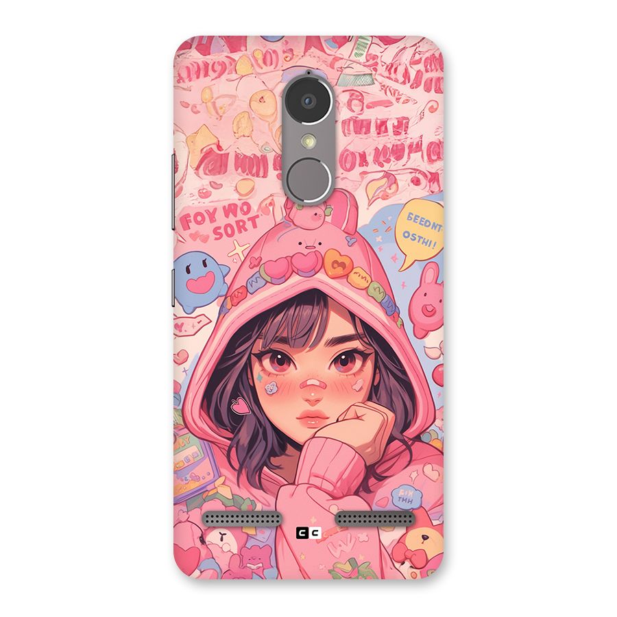 Cute Anime Girl Back Case for Lenovo K6