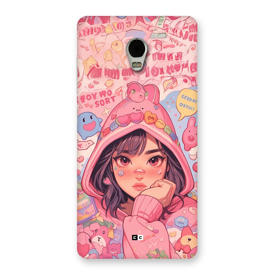 Cute Anime Girl Back Case for Lenovo Vibe P1