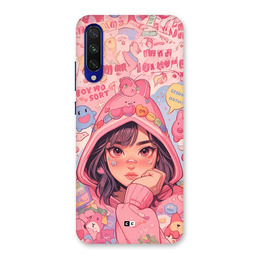 Cute Anime Girl Back Case for Mi A3