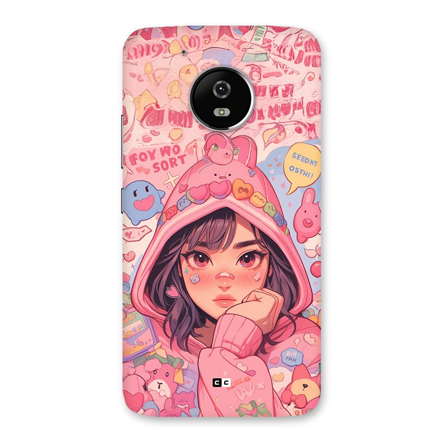 Cute Anime Girl Back Case for Moto G5