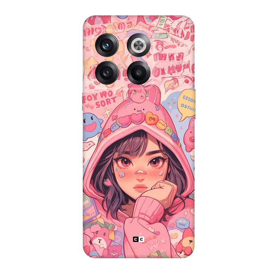 Cute Anime Girl Back Case for OnePlus 10T