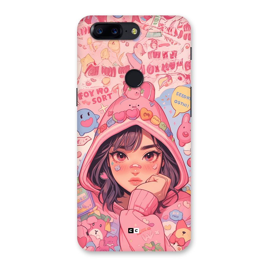 Cute Anime Girl Back Case for OnePlus 5T
