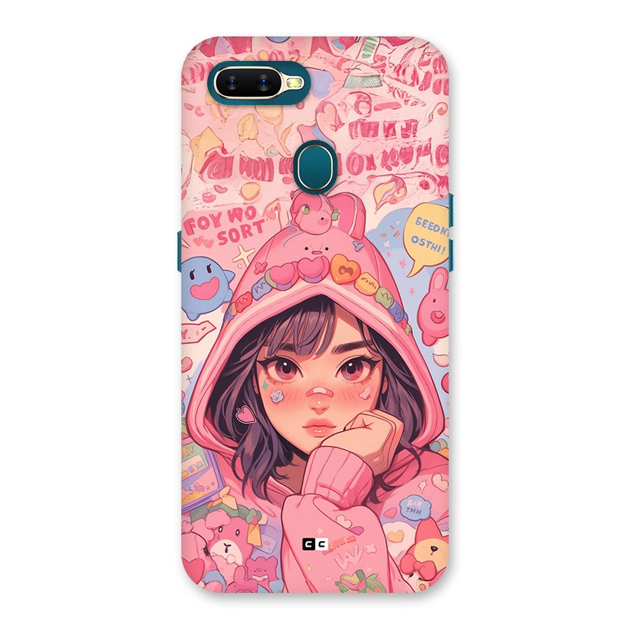 Cute Anime Girl Back Case for Oppo A11k