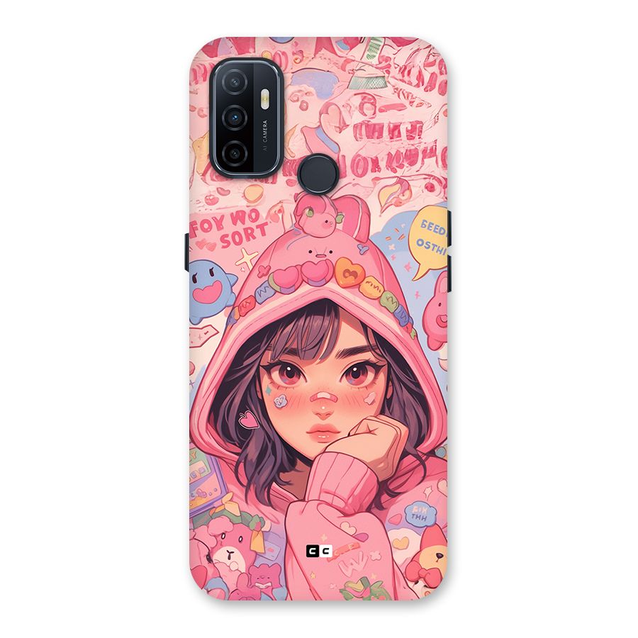 Cute Anime Girl Back Case for Oppo A32