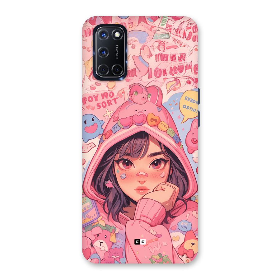 Cute Anime Girl Back Case for Oppo A52
