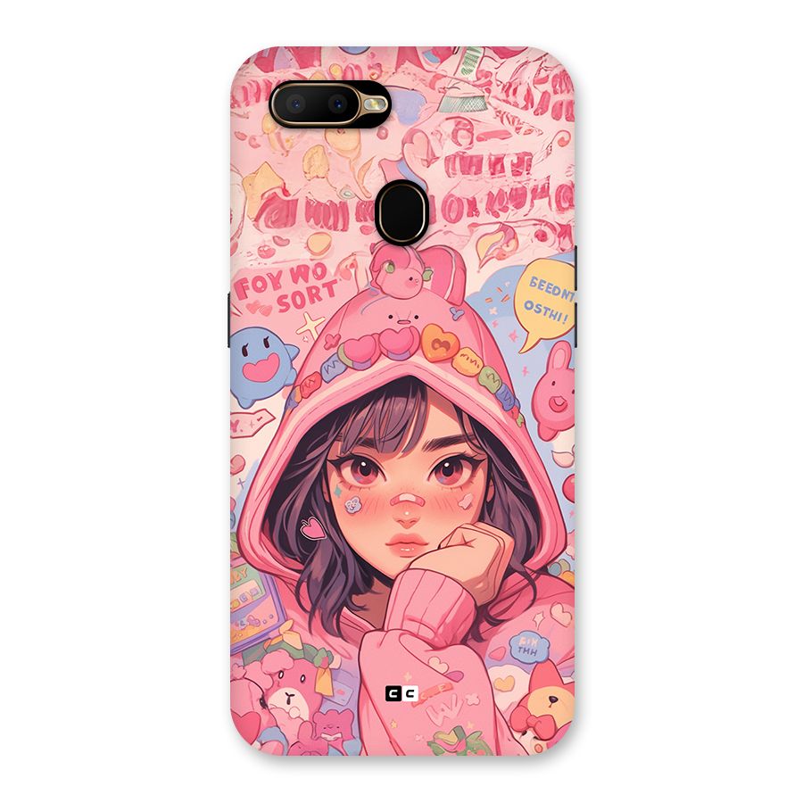 Cute Anime Girl Back Case for Oppo A5s