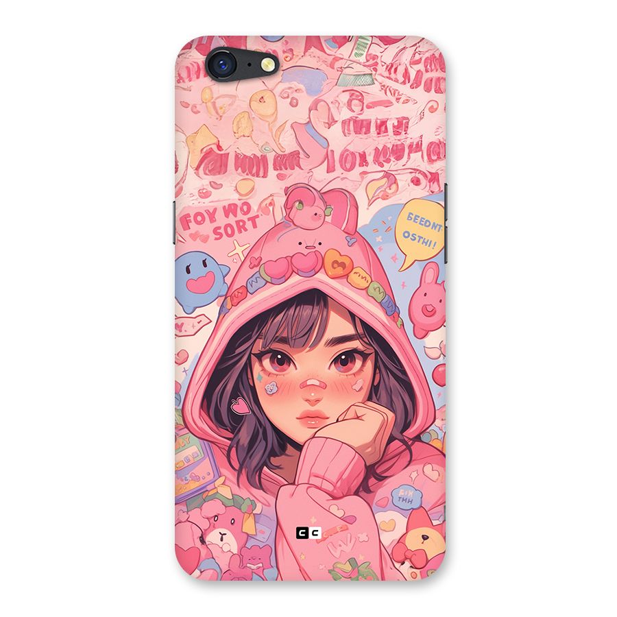 Cute Anime Girl Back Case for Oppo A71