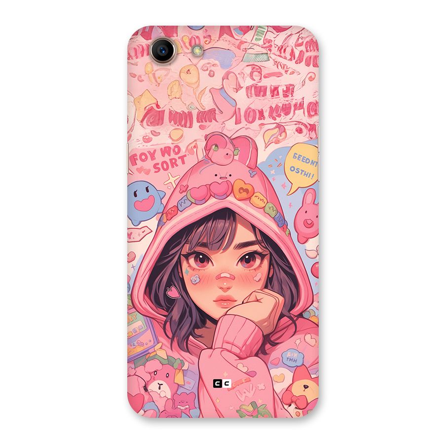 Cute Anime Girl Back Case for Oppo A83 (2018)