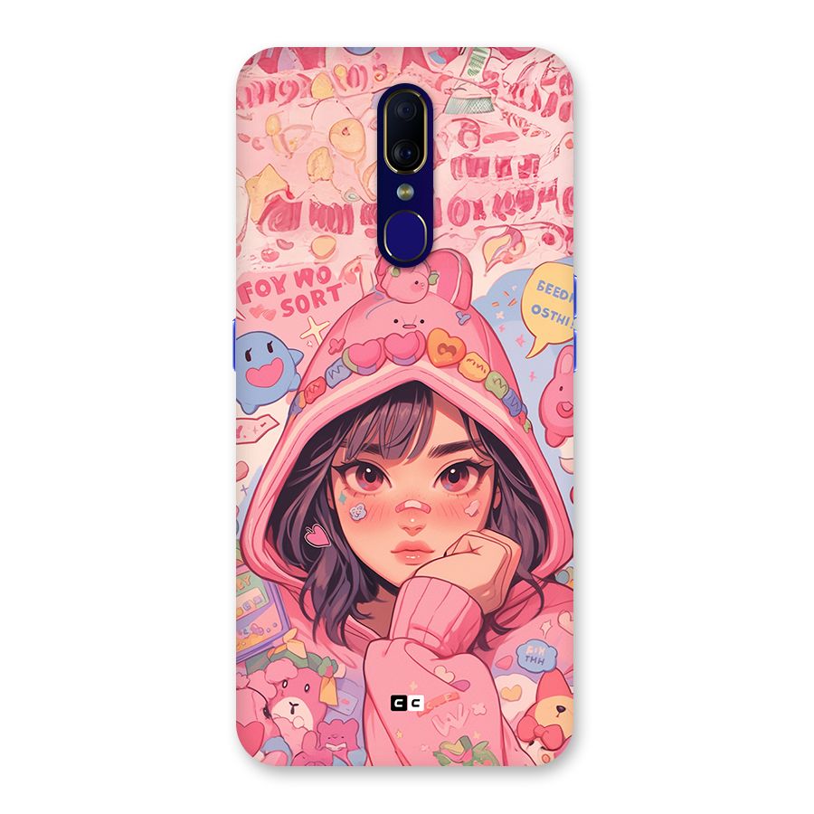 Cute Anime Girl Back Case for Oppo A9