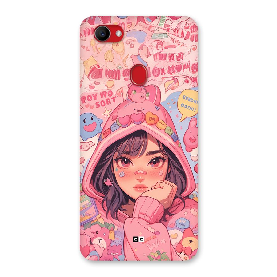 Cute Anime Girl Back Case for Oppo F7
