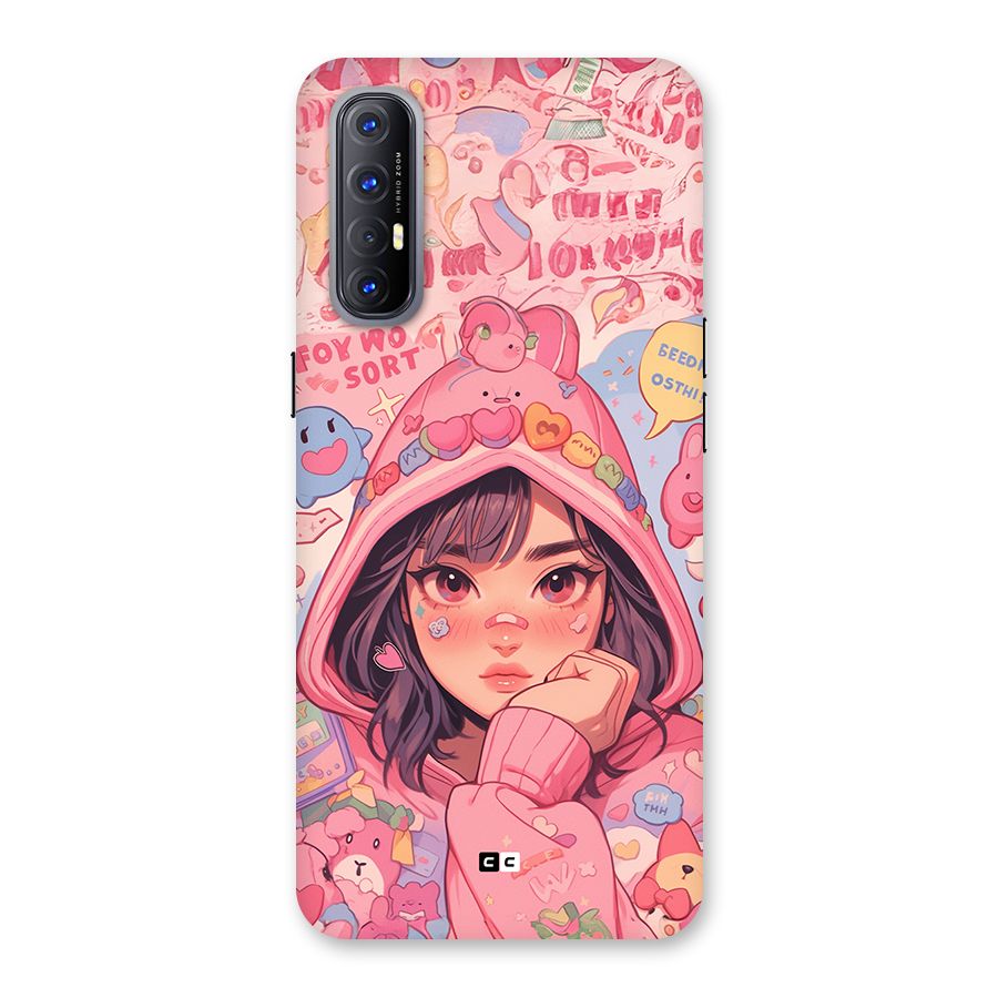 Cute Anime Girl Back Case for Oppo Reno3 Pro