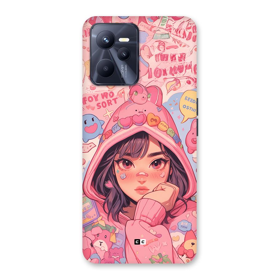 Cute Anime Girl Back Case for Realme C35