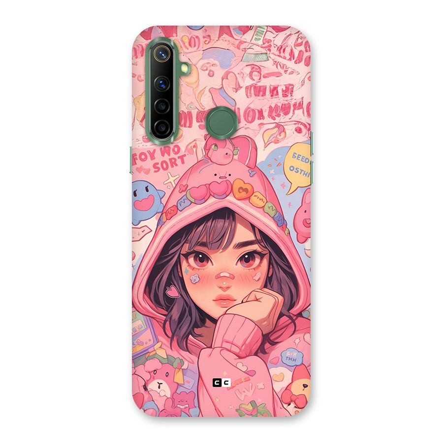 Cute Anime Girl Back Case for Realme Narzo 10