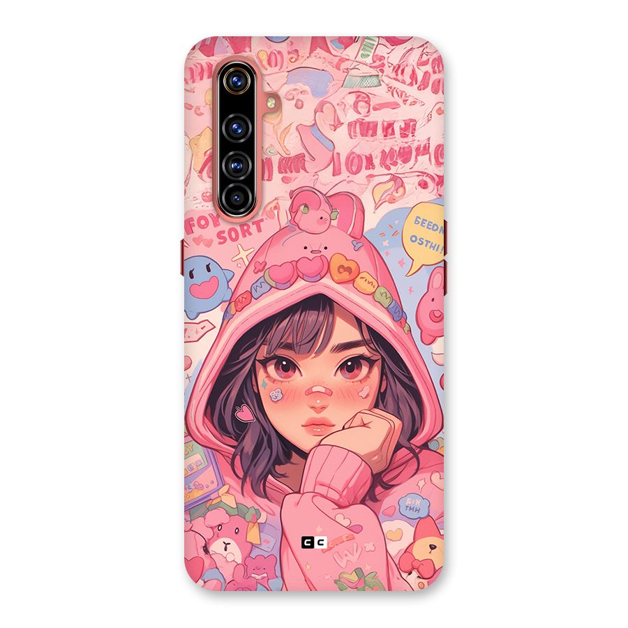 Cute Anime Girl Back Case for Realme X50 Pro