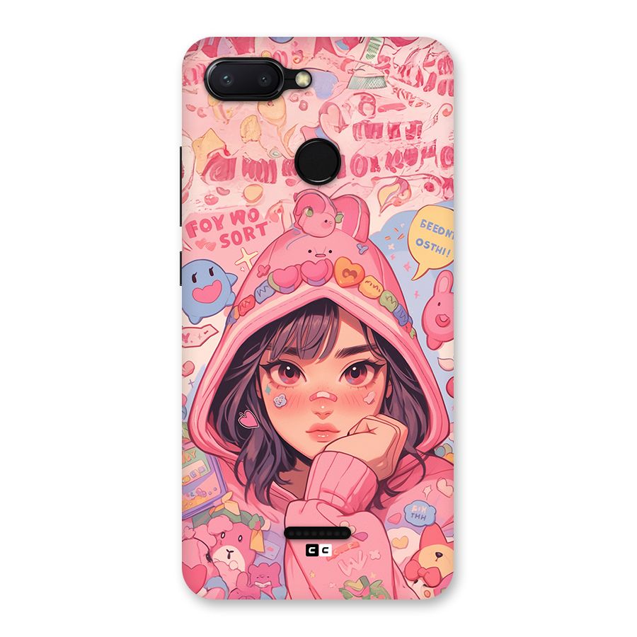 Cute Anime Girl Back Case for Redmi 6