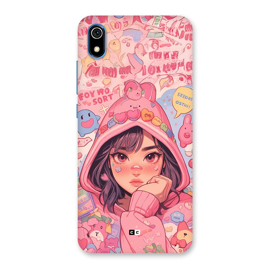 Cute Anime Girl Back Case for Redmi 7A