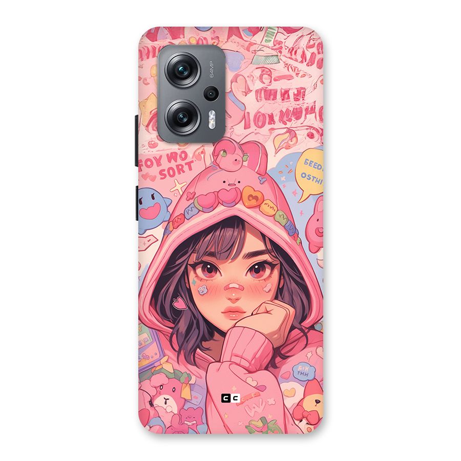 Cute Anime Girl Back Case for Redmi K50i